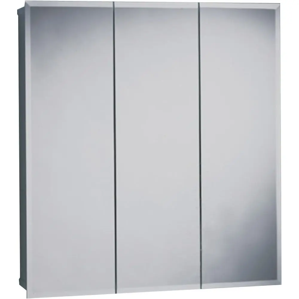Tri-View Mirrored Medicine Cabinet with Beveled Edges
Tri-View Mirrored Medicine Cabinet with Beveled Edges