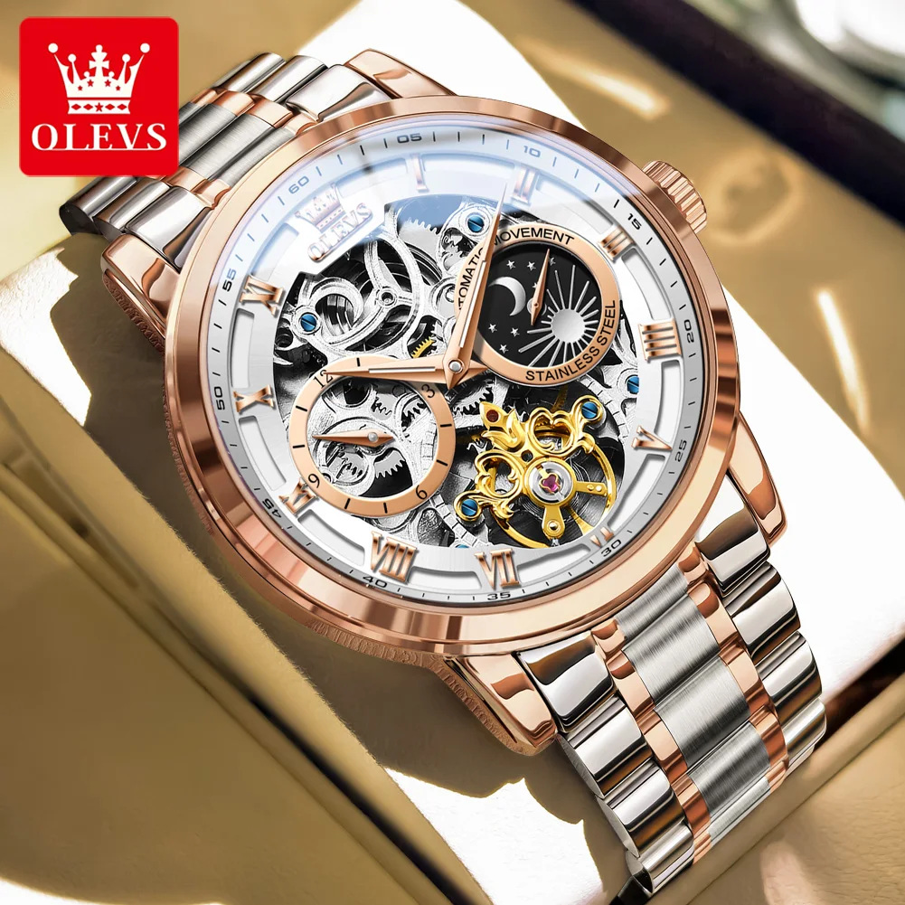 OLEVS 6670 автоматические мужские часы модные роскошные скелетонизированные маховики водонепроницаемые светящиеся мужские механические наручные часы из нержавеющей стали
OLEVS 6670 автоматические мужские часы модные роскошные скелетонизированные маховики водонепроницаемые светящиеся мужские механические наручные часы из нержавеющей стали