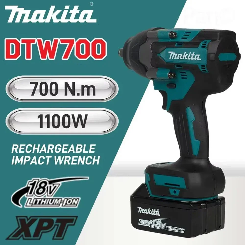 Makita Electric Wrench DTW700 Brushless Multi functional Rechargeable 18V Lithium Battery Auto Repair High Torque Impact Wrench
Makita Electric Wrench DTW700 Brushless Multi functional Rechargeable 18V Lithium Battery Auto Repair High Torque Impact Wrench