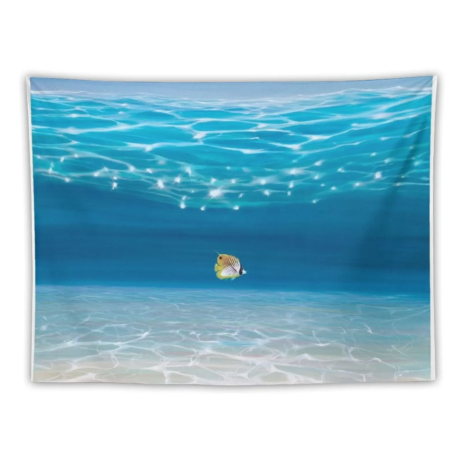 Solo in the Turquoise Sea - an Underwater Seascape with threadfin butterfly fish Tapestry Wall Decor House Decoration Tapestry
Solo in the Turquoise Sea - an Underwater Seascape with threadfin butterfly fish Tapestry Wall Decor House Decoration Tapestry