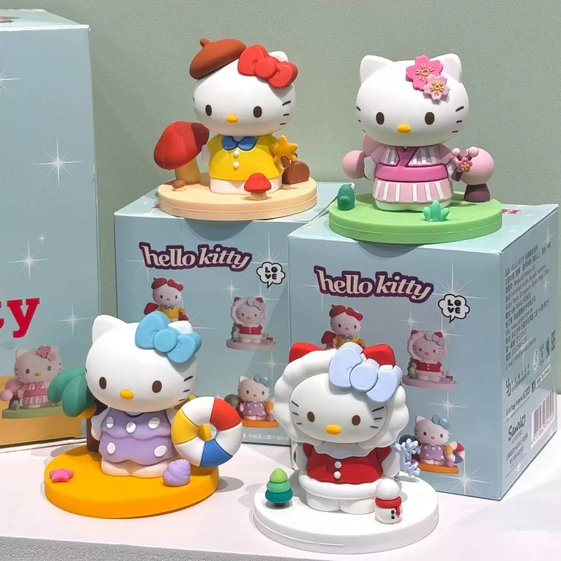 Sanrio Hello Kitty Four Seasons платье серии милая фигурка Анежи куклы модель игрушки коллекционные украшения подарки для детей
Sanrio Hello Kitty Four Seasons платье серии милая фигурка Анежи куклы модель игрушки коллекционные украшения подарки для детей