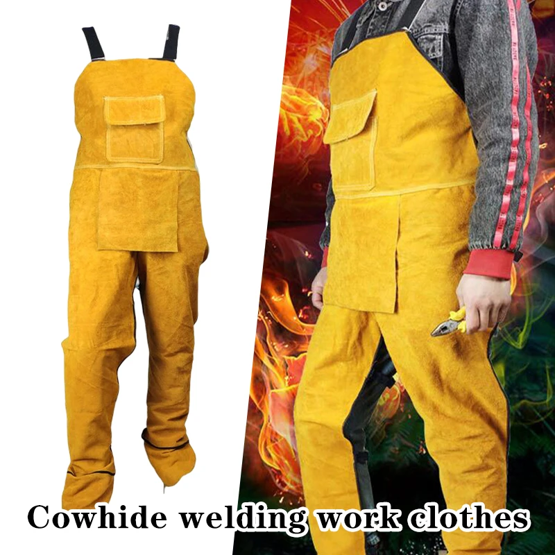 Cowhide Welder Apron Heat Insulation Protective Overalls Wear-resistant Fire-proof Safety Heavy Duty Leather Welding Apron
Cowhide Welder Apron Heat Insulation Protective Overalls Wear-resistant Fire-proof Safety Heavy Duty Leather Welding Apron