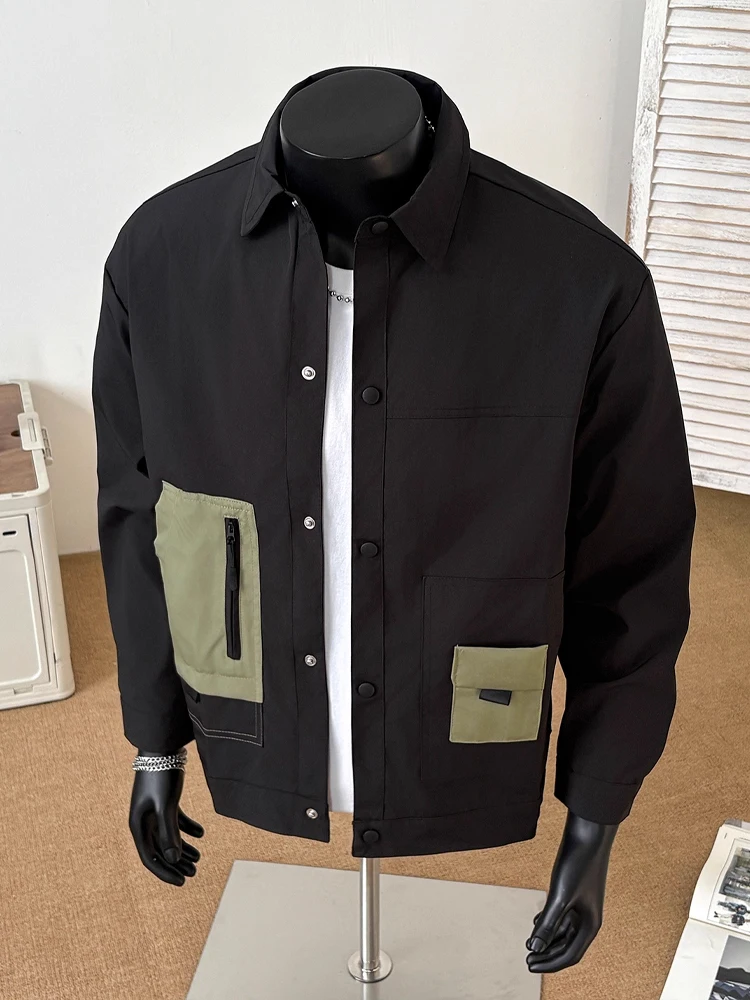 2025 New American Retro Patchwork Jaet Men's Casual Sle Autumn Faion Brand Turn-down Collar ket Leisure Haome Wor...
2025 New American Retro Patchwork Jaet Men's Casual Sle Autumn Faion Brand Turn-down Collar ket Leisure Haome Wor...