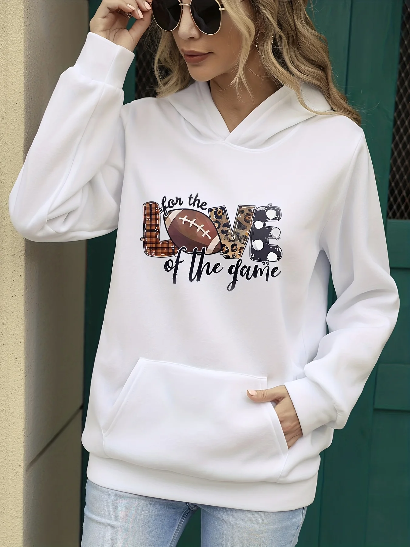 Autumn Female Hoodie Fan The Love Of The Game Letter Printed Loose Pocket Comfortable Sweatshirt Fashion Casual Cartoons Clothes
Autumn Female Hoodie Fan The Love Of The Game Letter Printed Loose Pocket Comfortable Sweatshirt Fashion Casual Cartoons Clothes