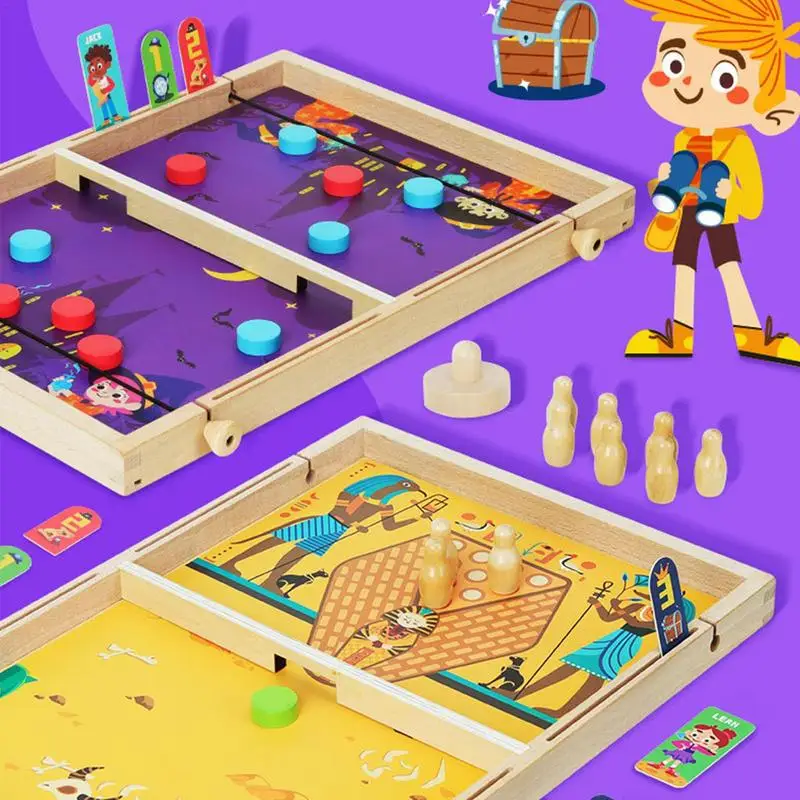Mini Table Game Wooden Hockey Game Sling Puck Hockey Board Game Sling Shot Game Board Parent Child Game For Kids Holiday Toys
Mini Table Game Wooden Hockey Game Sling Puck Hockey Board Game Sling Shot Game Board Parent Child Game For Kids Holiday Toys