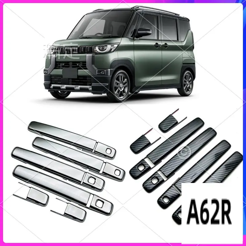 R2-1Set 4 Door Handle Carbon Cover Trim For Mitsubishi Delica Mini 2023 2024 Outside Exterior Door Handle Protection Caps Parts
R2-1Set 4 Door Handle Carbon Cover Trim For Mitsubishi Delica Mini 2023 2024 Outside Exterior Door Handle Protection Caps Parts