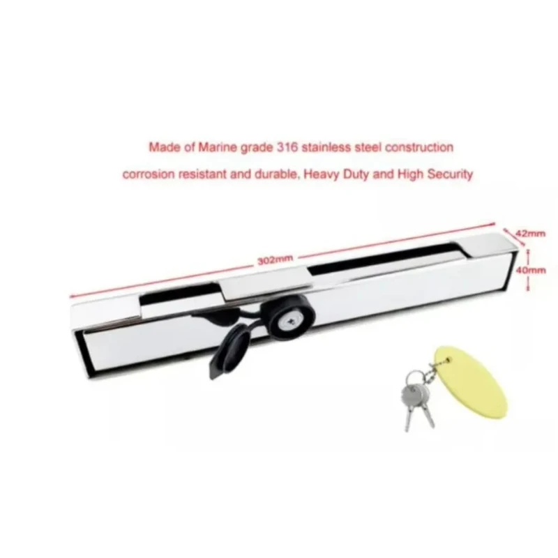 Heavy Duty Stainless Steel 316 High Security Outboard Motor Lock with Key Boat Accessories
Heavy Duty Stainless Steel 316 High Security Outboard Motor Lock with Key Boat Accessories