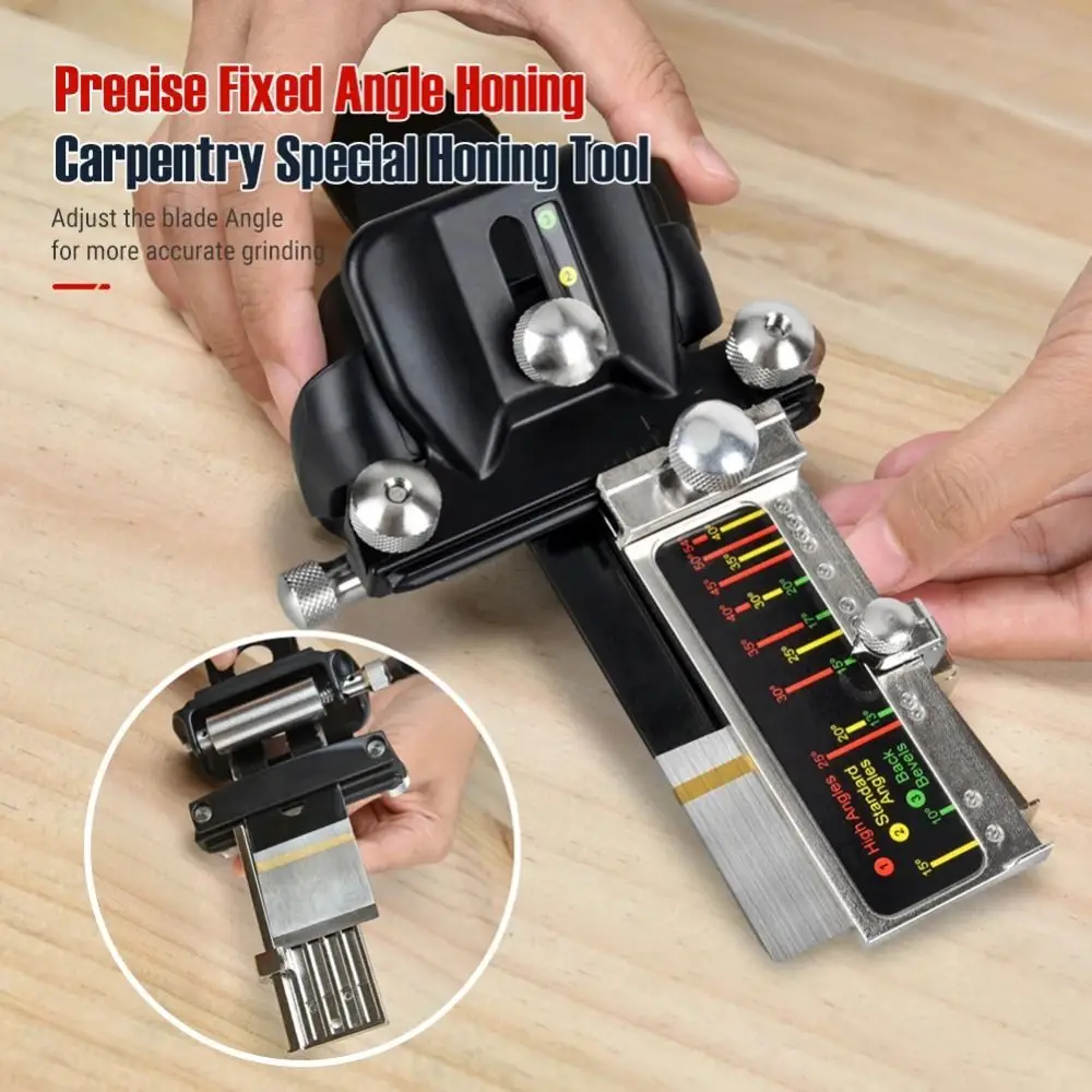 Professional Build Quality Fixed Angle Sharpener Secure Locking Mechanism Enhanced Stability Design Honing Guide Tool
Professional Build Quality Fixed Angle Sharpener Secure Locking Mechanism Enhanced Stability Design Honing Guide Tool