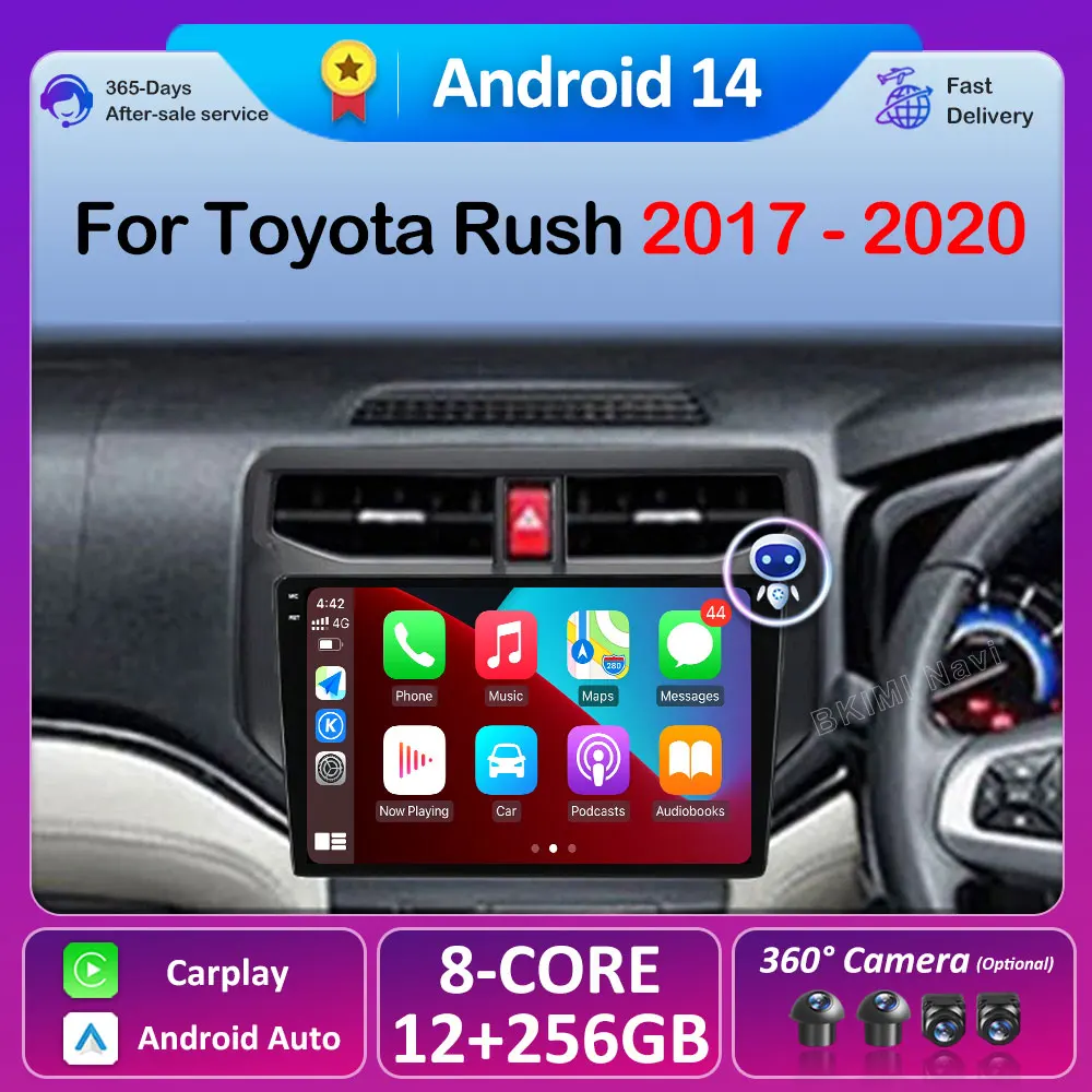 Wireles Carplay Car Radio for Toyota Rush 2017 - 2020 Multimedia Video Player Android Auto 4G + WIFI GPS Navigation DSP Stereo
Wireles Carplay Car Radio for Toyota Rush 2017 - 2020 Multimedia Video Player Android Auto 4G + WIFI GPS Navigation DSP Stereo