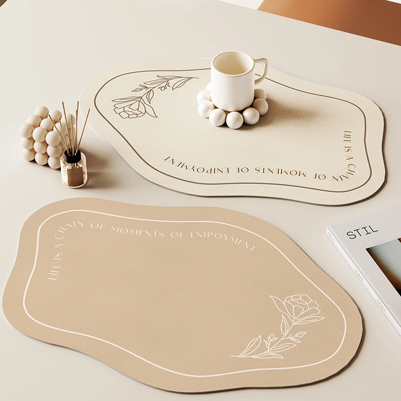 **Dining Table Mat, Thermal Insulation Mat, Waterproof And Oil-proof Special-shaped Mat
**Dining Table Mat, Thermal Insulation Mat, Waterproof And Oil-proof Special-shaped Mat