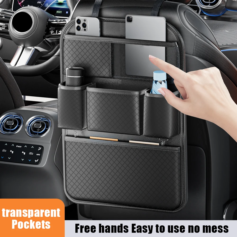 Car Seat Back Storage Bag Upgraded Auto Organizer Hanging Bag Tissue Cup Holder Anti Kick Pad Dirt Resistant High Quality
Car Seat Back Storage Bag Upgraded Auto Organizer Hanging Bag Tissue Cup Holder Anti Kick Pad Dirt Resistant High Quality