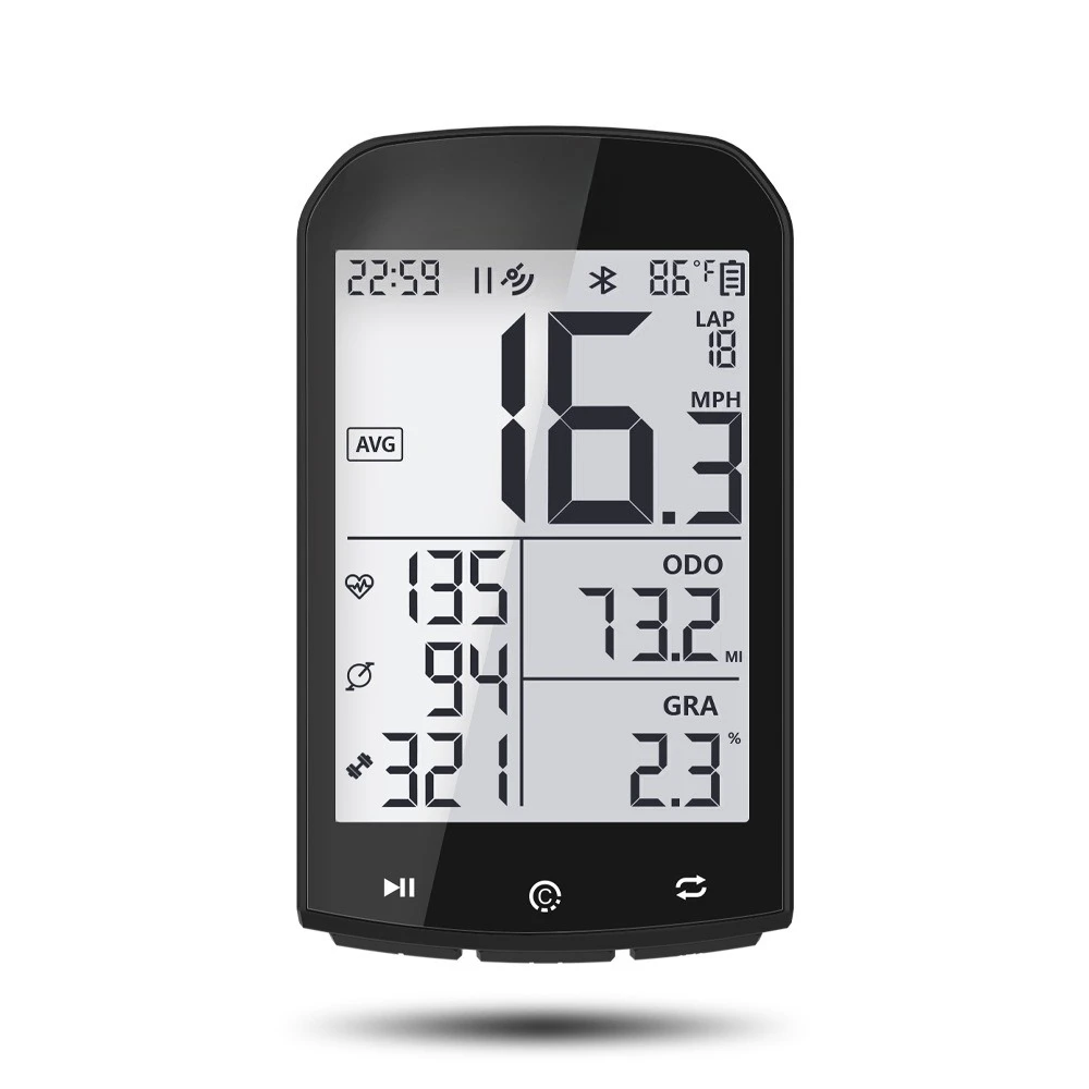 Smart GPS bicycle code meter, waterproof, Bluetooth ANT + cycling accessories, odometer, speedometer
Smart GPS bicycle code meter, waterproof, Bluetooth ANT + cycling accessories, odometer, speedometer