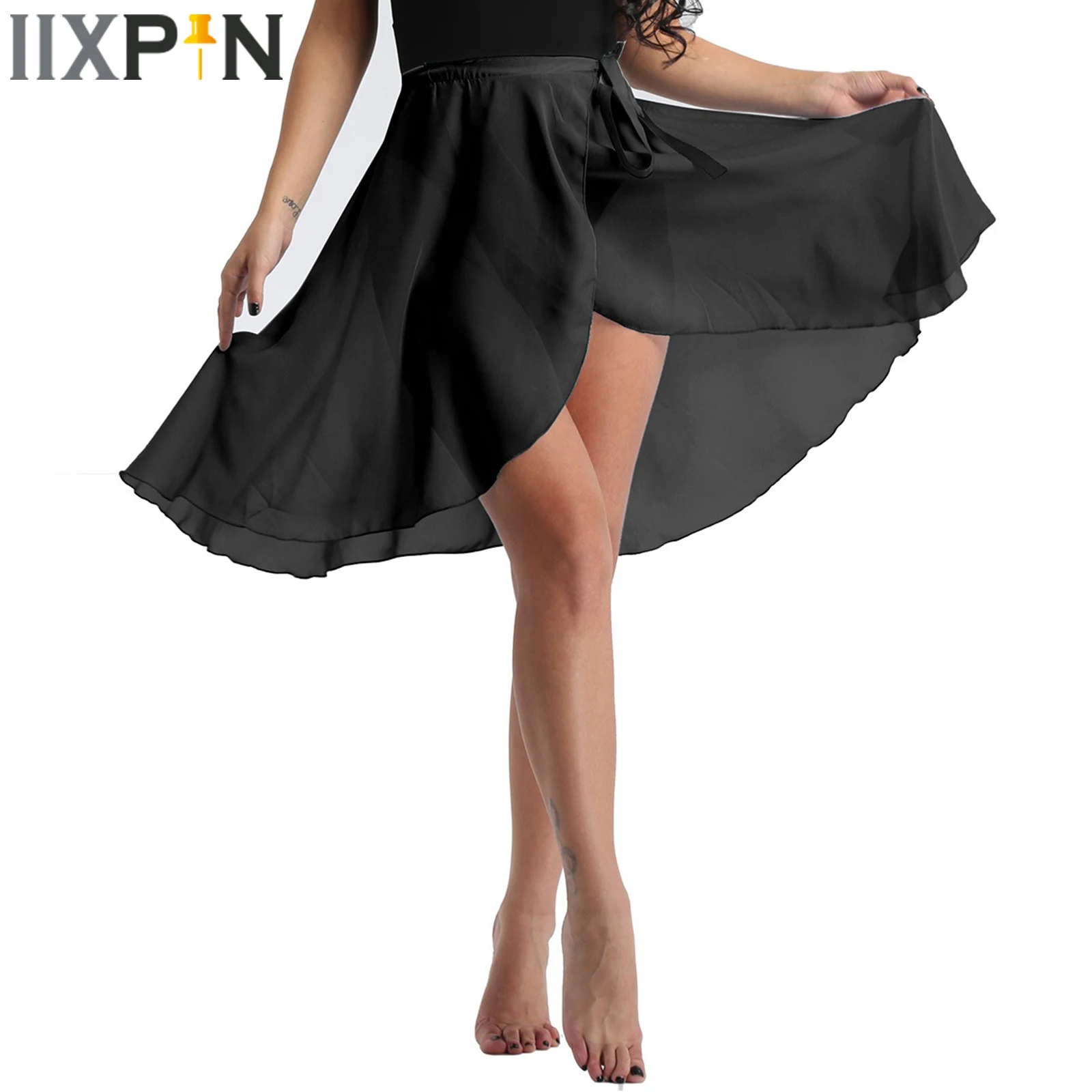 IIXPIN Women Ballet Skirts Sheer Chiffon Wrap Over Scarf Skirt With Waist Tie Ballet Dance Adult Performance Costume Dance Skirt
IIXPIN Women Ballet Skirts Sheer Chiffon Wrap Over Scarf Skirt With Waist Tie Ballet Dance Adult Performance Costume Dance Skirt
