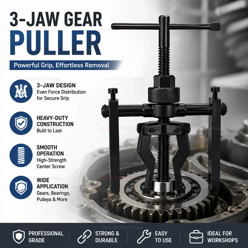 Car Bearing Puller Disassembly Tool Three Claw Auto Repair Heavy Duty Separation Separator Labor Saving Automotive Gear Removal
Car Bearing Puller Disassembly Tool Three Claw Auto Repair Heavy Duty Separation Separator Labor Saving Automotive Gear Removal