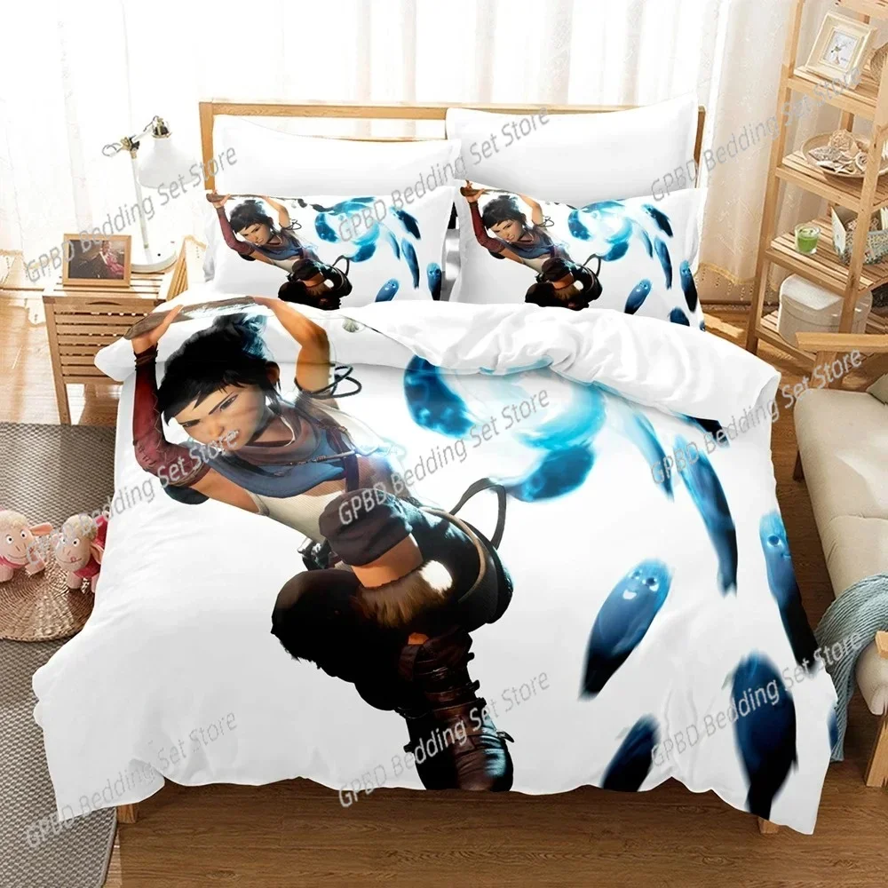 Anime Game Bridge Spirits Kena Comfortable Duvet Quilt Cover Pillowcase Bedding Set Children Bedroom Decoration Home Textile
Anime Game Bridge Spirits Kena Comfortable Duvet Quilt Cover Pillowcase Bedding Set Children Bedroom Decoration Home Textile
