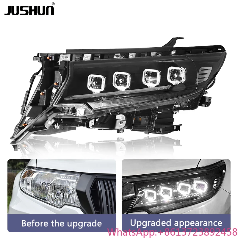 JUSHUN LED Headlights Assembly for Toyota Land Cruiser Prado 18-21 LED Projetor Head Lamp DRL Car Accessories
JUSHUN LED Headlights Assembly for Toyota Land Cruiser Prado 18-21 LED Projetor Head Lamp DRL Car Accessories