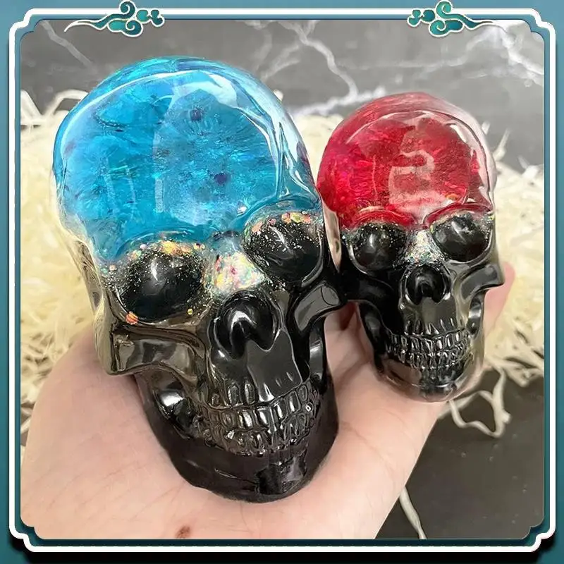 Premium 1 Set Large + Medium + Small 3D Skull Resin Mold + 1 Set 4/3/2.5/2/1.7/1.3/0.9Inch Clear Silicone Sphere Mold
Premium 1 Set Large + Medium + Small 3D Skull Resin Mold + 1 Set 4/3/2.5/2/1.7/1.3/0.9Inch Clear Silicone Sphere Mold