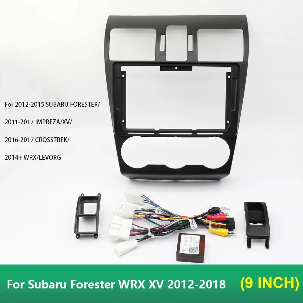 Для SUBARU FORESTER IMPREZA XV CROSSTREK WRX LEVORG 2013+ стерео DVD-плеер панель комплект крепления на приборную панель рамка 9-дюймовый радиоприемник подходит
Для SUBARU FORESTER IMPREZA XV CROSSTREK WRX LEVORG 2013+ стерео DVD-плеер панель комплект крепления на приборную панель рамка 9-дюймовый радиоприемник подходит