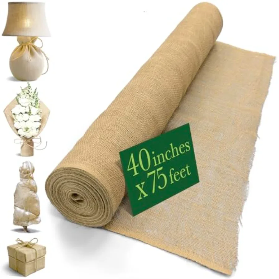 Gardeng Burlap Fabric Roll - Burlap Tree Wrap Weed Barrier Erosion Control Aisle Runner Multipurpose Natural Jute Fabric High D
Gardeng Burlap Fabric Roll - Burlap Tree Wrap Weed Barrier Erosion Control Aisle Runner Multipurpose Natural Jute Fabric High D