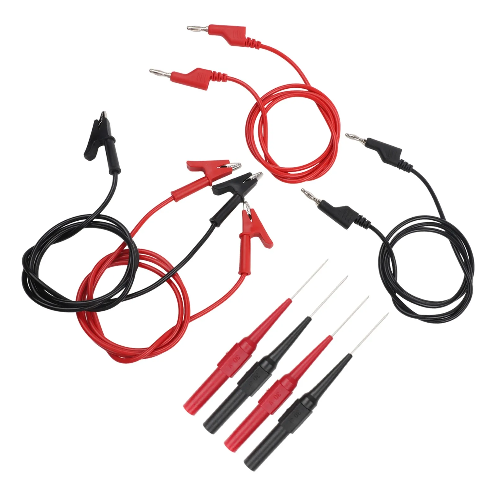 Crocodile Clips Digital Multimeter Accessories Best For Electronics Industry Nickel-Plated Copper Non-Slip PVC Cover
Crocodile Clips Digital Multimeter Accessories Best For Electronics Industry Nickel-Plated Copper Non-Slip PVC Cover