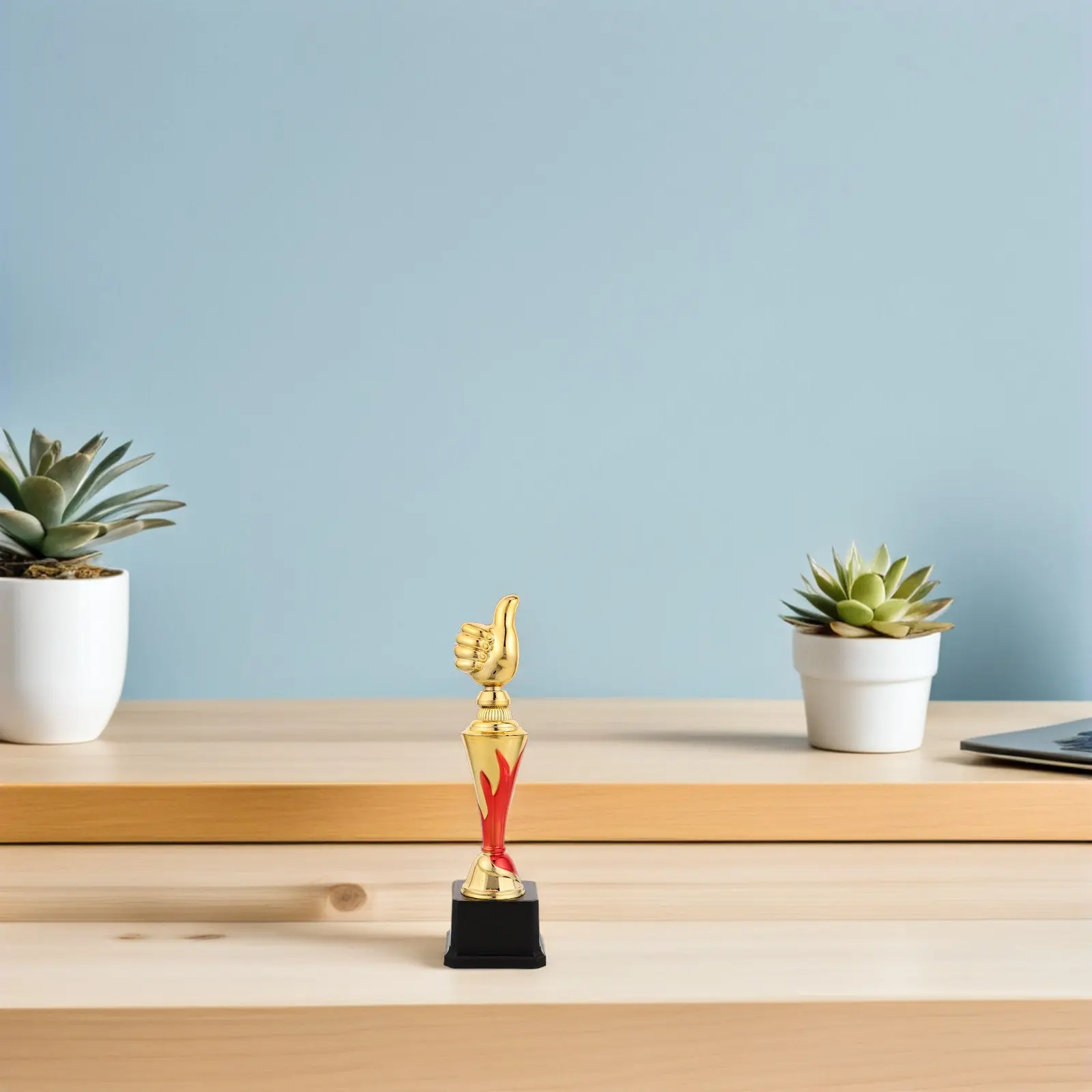 Plastic Thumb Up Trophy Gold Finish Student Recognition Award for School Sports Classroom Winner Employee Appreciation Rewards
Plastic Thumb Up Trophy Gold Finish Student Recognition Award for School Sports Classroom Winner Employee Appreciation Rewards