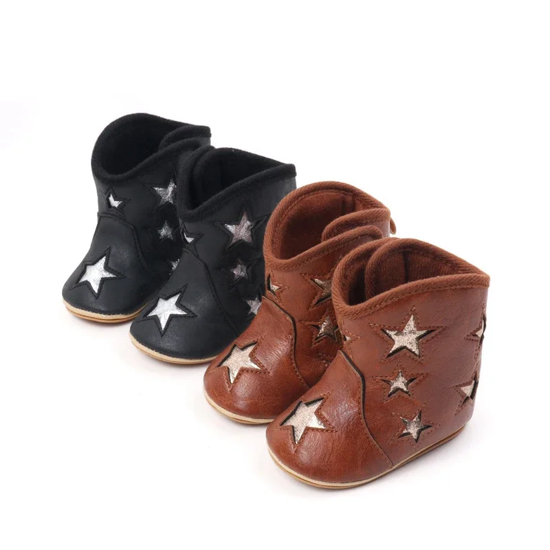 Baby Boots 0-12M Retro PU Cute Star Casual Baby Girls Boys Boots Embroidered Infant Boot Baby Walking Shoes
Baby Boots 0-12M Retro PU Cute Star Casual Baby Girls Boys Boots Embroidered Infant Boot Baby Walking Shoes