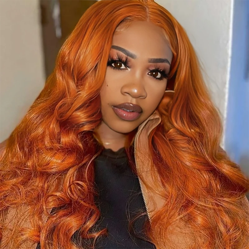 30 inch 13x4 Orange Ginger Lace Front Wig Body Wave 13x6 Lace Frontal Wig Brazilian Ginger Wigs 100% Human Hair Colored Wigs
30 inch 13x4 Orange Ginger Lace Front Wig Body Wave 13x6 Lace Frontal Wig Brazilian Ginger Wigs 100% Human Hair Colored Wigs
