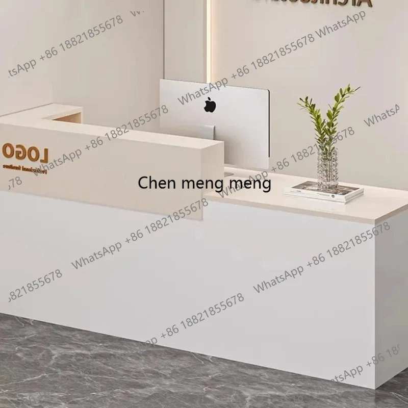 Luxury Reception Desk Cafe Counter Hairdressing Cashier Reception Desk Market Counter Table Comptoir Caisse Corner Furniture
Luxury Reception Desk Cafe Counter Hairdressing Cashier Reception Desk Market Counter Table Comptoir Caisse Corner Furniture