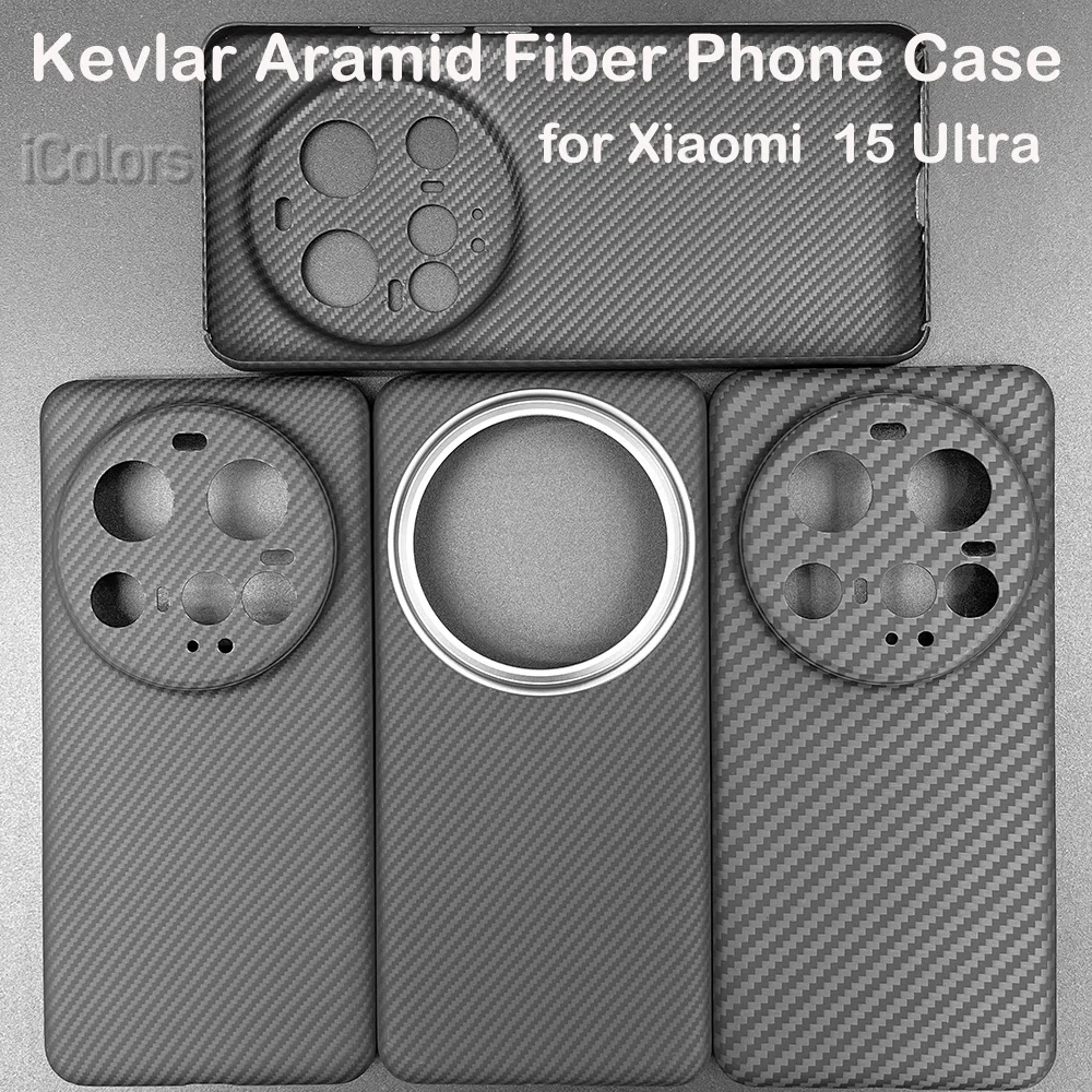iColors Carbon Fiber Ultra-thin Cover for Xiaomi 15 Ultra - Lightweight Aramid Fiber Phone Case Durable Sturdy Slim Design
iColors Carbon Fiber Ultra-thin Cover for Xiaomi 15 Ultra - Lightweight Aramid Fiber Phone Case Durable Sturdy Slim Design