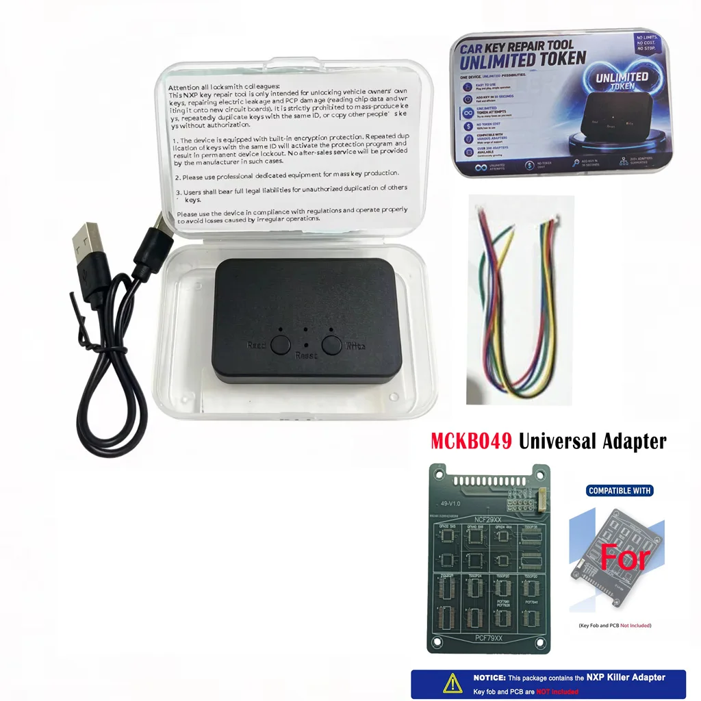 Suitable for Car Key Matching/Repair, Nxp Killer Compatible with Nxp-Ncf29 Series Chips for Reading/Writing, Compatible with Bmw
Suitable for Car Key Matching/Repair, Nxp Killer Compatible with Nxp-Ncf29 Series Chips for Reading/Writing, Compatible with Bmw