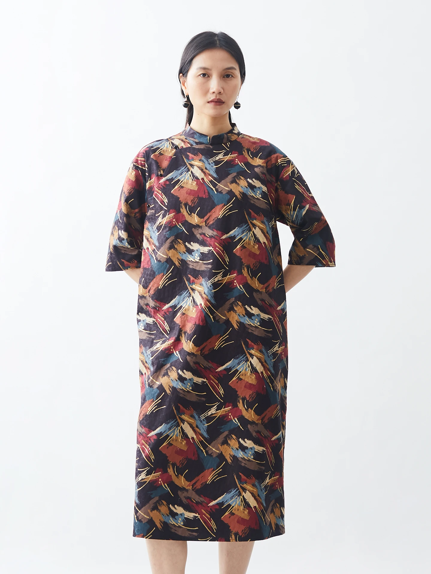 Spring Summer New Arrival Firework Traditional Chinese Style Loose Cotton Casual Dress Fish Pure Cotton Straight Cut...
Spring Summer New Arrival Firework Traditional Chinese Style Loose Cotton Casual Dress Fish Pure Cotton Straight Cut...