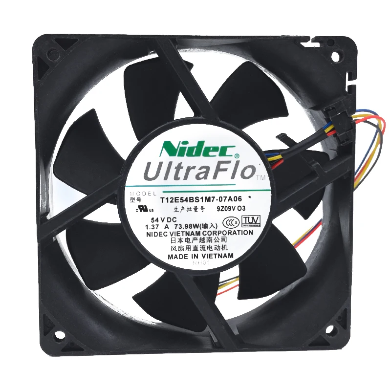 NEW ORIGINAL 12E54BS1M7-07A06 12CM 12038 54V 1.37A PWM 120*120*38 mm COOLING FAN
NEW ORIGINAL 12E54BS1M7-07A06 12CM 12038 54V 1.37A PWM 120*120*38 mm COOLING FAN