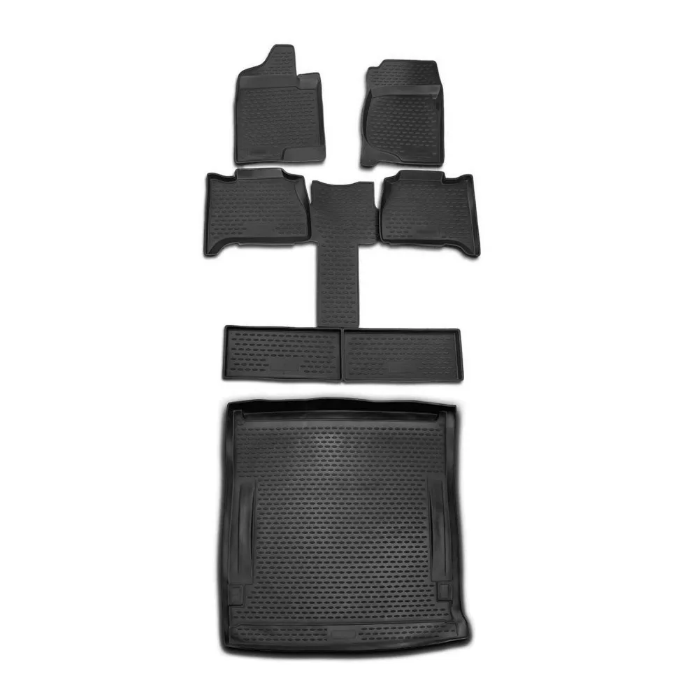 Custom Floor Mats & Cargo Liners for Chevrolet Tahoe 2011-2014 Black 7 Pcs United States
Custom Floor Mats & Cargo Liners for Chevrolet Tahoe 2011-2014 Black 7 Pcs United States