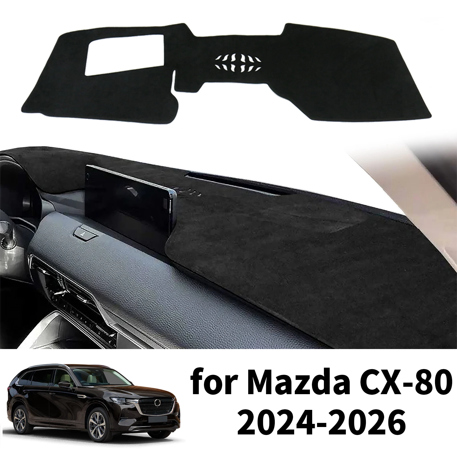 Dash Mat Dashmat for Mazda CX-80 CX80 2024 2025 2026 Accessoriesr Car Dashboard Pad Cover Sunshade Protective Carpet Non-Slip
Dash Mat Dashmat for Mazda CX-80 CX80 2024 2025 2026 Accessoriesr Car Dashboard Pad Cover Sunshade Protective Carpet Non-Slip