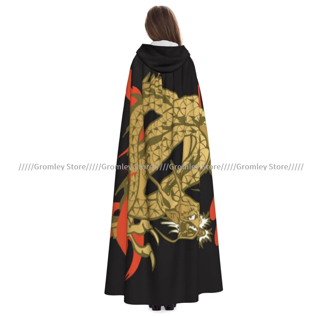 Japanese Dragon Witch Cloak Hooded Cosplay Costume Halloween Adult Long Party Cape
Japanese Dragon Witch Cloak Hooded Cosplay Costume Halloween Adult Long Party Cape