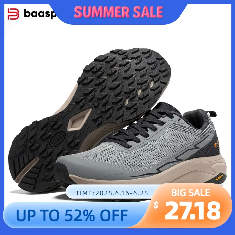 Baasploa Men Hiking Shoes Comfort Wear Resistant Outdoor Shoes Men Breathable Mesh Casual Sneakers Climbing Non-Slip Lace Up
Baasploa Men Hiking Shoes Comfort Wear Resistant Outdoor Shoes Men Breathable Mesh Casual Sneakers Climbing Non-Slip Lace Up