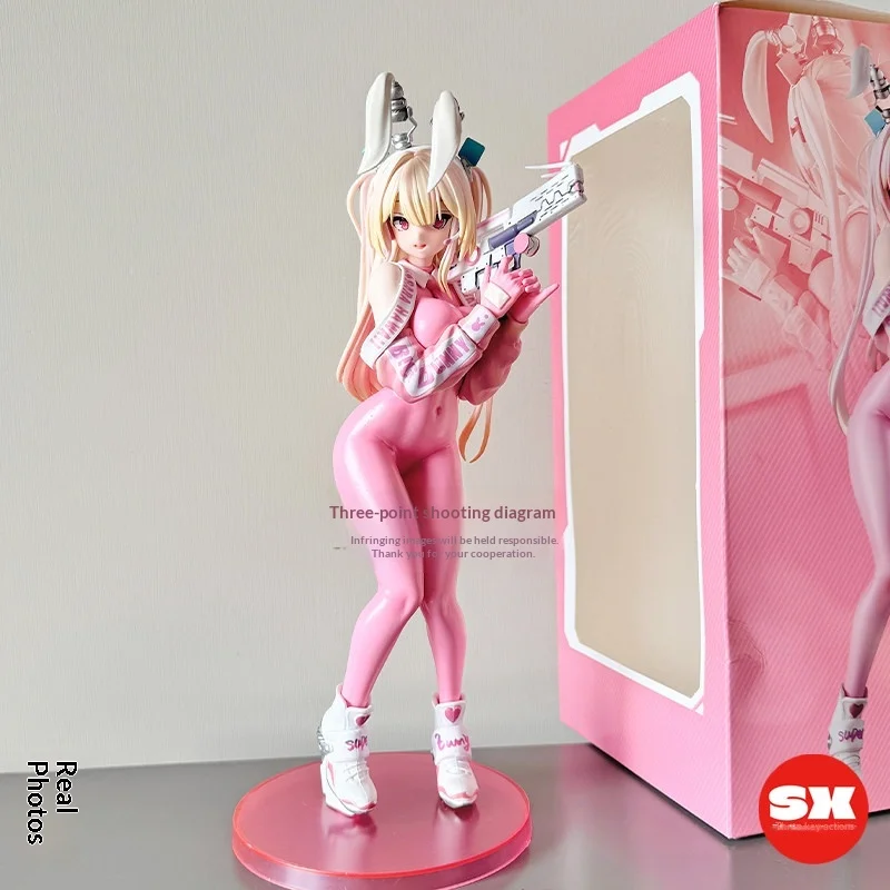 Super Bunny Girl Figure Pink Bunny Suit Anime Girl PVC Collectible Model Desktop Ornament Gift for Fans Anime Collectors
Super Bunny Girl Figure Pink Bunny Suit Anime Girl PVC Collectible Model Desktop Ornament Gift for Fans Anime Collectors