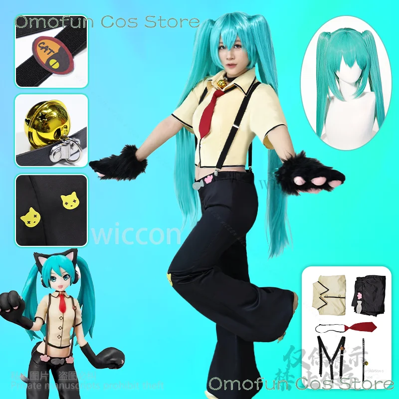 FURRY Project Sekai Lovely Cat Neko Mikuuu Costume Kawaii Cute Suspenders Choker Lolita Wig Jirai Kei Girl Halloween Cus
FURRY Project Sekai Lovely Cat Neko Mikuuu Costume Kawaii Cute Suspenders Choker Lolita Wig Jirai Kei Girl Halloween Cus