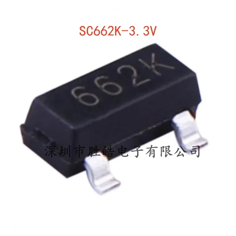(50PCS) NEW SC662K-3.3V 250MA Low Differential Voltage Regulator Chip SOT-23 SC662K-3.3V Integrated Circuit
(50PCS) NEW SC662K-3.3V 250MA Low Differential Voltage Regulator Chip SOT-23 SC662K-3.3V Integrated Circuit