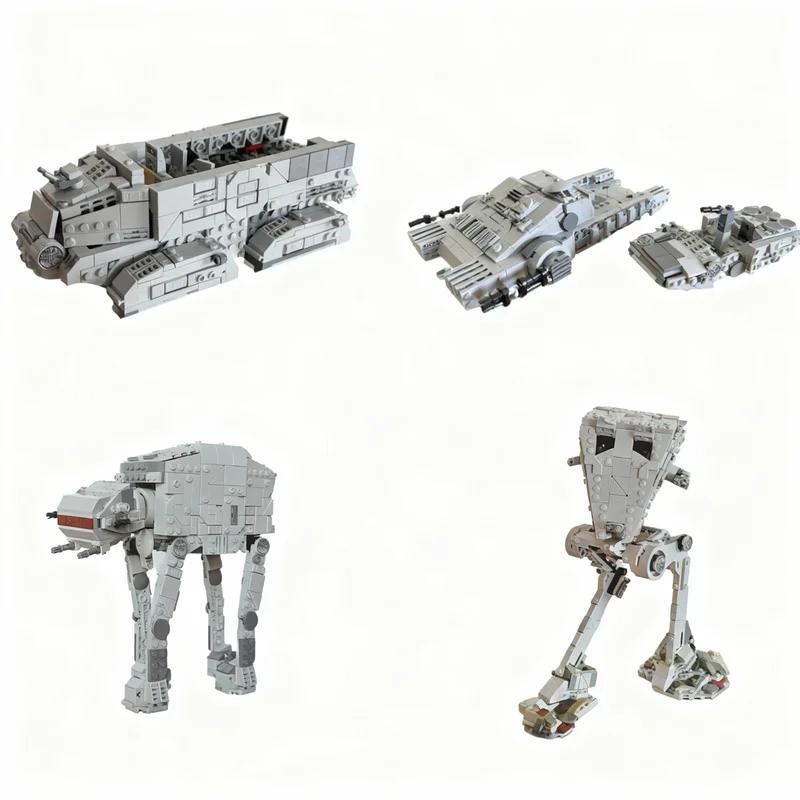 828pcs MOC Milenium Falcon Alternate Builds 4 Pack Bundle 2 Star Battle Model Building Blocks Architecture Toy Christmas Gifts
828pcs MOC Milenium Falcon Alternate Builds 4 Pack Bundle 2 Star Battle Model Building Blocks Architecture Toy Christmas Gifts