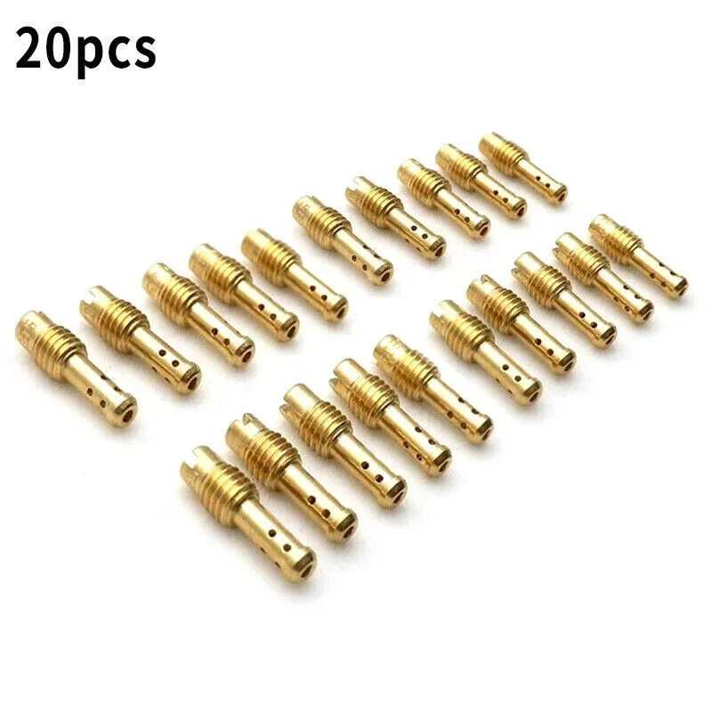 20pcs Motorcycle Carburetor Pilot Jets 8 Hole Type Pilot Jet Kit 12.5 - 60 For MIKUNI VM/TM/TMX Carb
20pcs Motorcycle Carburetor Pilot Jets 8 Hole Type Pilot Jet Kit 12.5 - 60 For MIKUNI VM/TM/TMX Carb