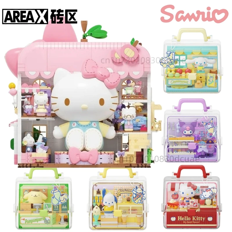 AREAX Sanrio Building Blocks Hello Kitty Home Sweetheart Kuromi My Melody Pochacco Toy Assembly Models Decorations Gifts
AREAX Sanrio Building Blocks Hello Kitty Home Sweetheart Kuromi My Melody Pochacco Toy Assembly Models Decorations Gifts