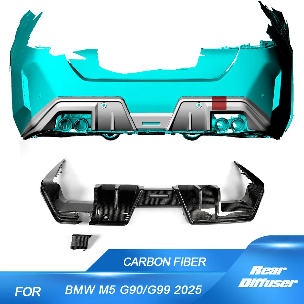 Car Rear Bumper Diffuser Lip Spoiler for BMW M5 G90 G99 2025+ Carbon Fiber Rear Diffuser Lip Apron Protector
Car Rear Bumper Diffuser Lip Spoiler for BMW M5 G90 G99 2025+ Carbon Fiber Rear Diffuser Lip Apron Protector