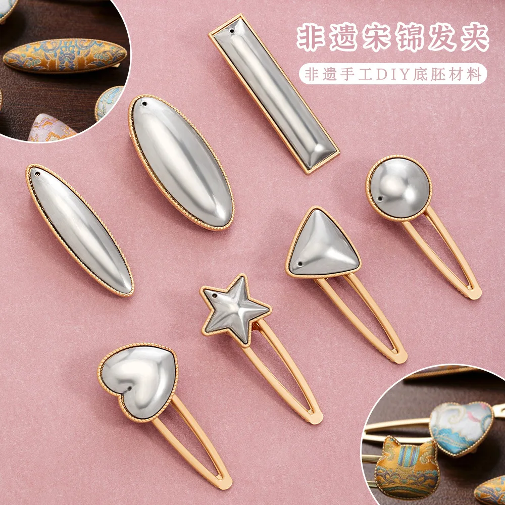 diy Song Jin hair clip base, high color retention hair clip mother-of-pearl base accessory
diy Song Jin hair clip base, high color retention hair clip mother-of-pearl base accessory