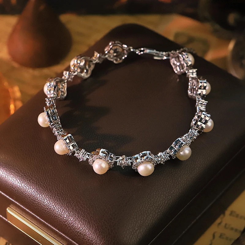 GLSEEVO Natural Freshwater Pearl Clover Bracelet for Wedding Bridal Engagement Dating Lucky Clover Pearl Bracelet Dainty Jewelr
GLSEEVO Natural Freshwater Pearl Clover Bracelet for Wedding Bridal Engagement Dating Lucky Clover Pearl Bracelet Dainty Jewelr