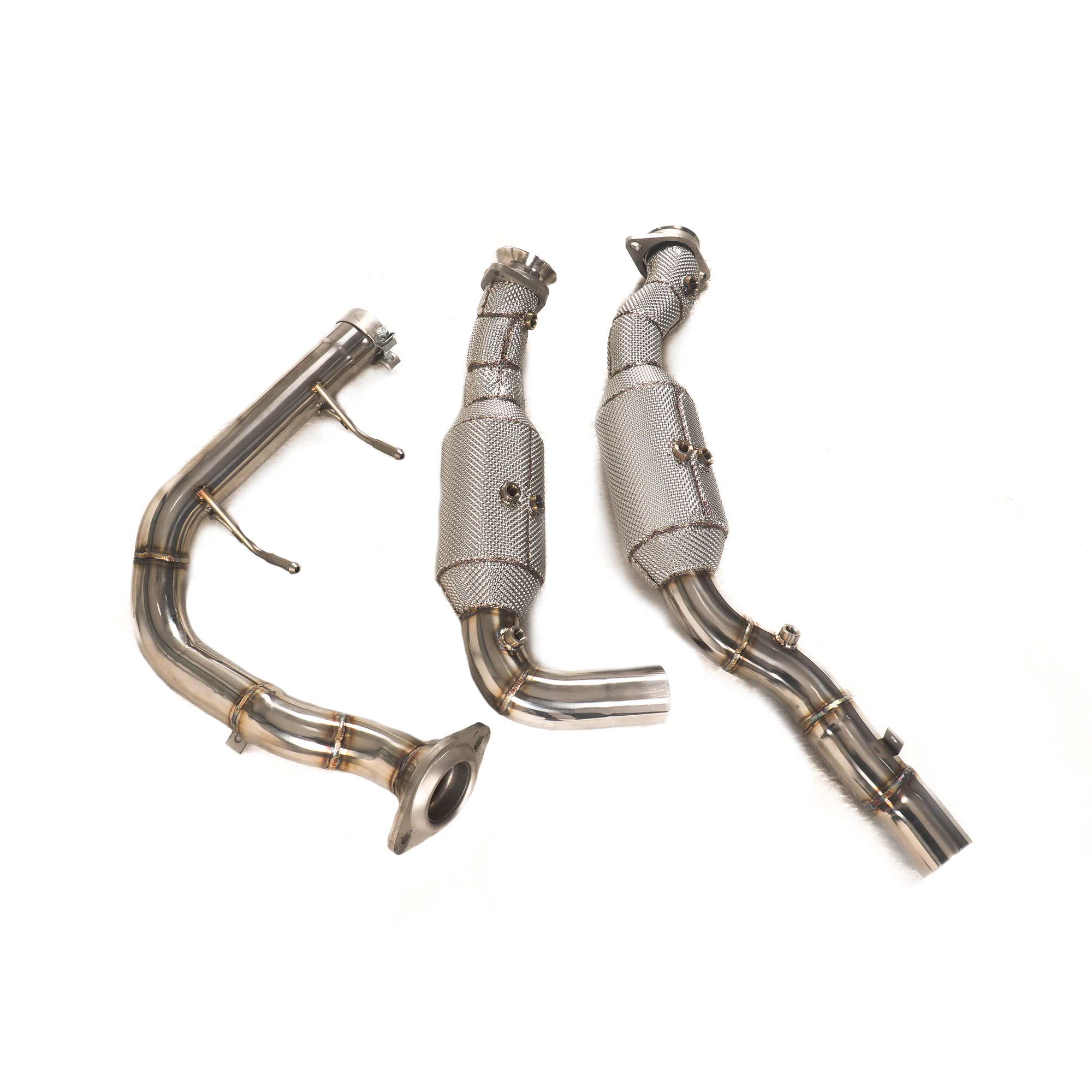 OUCHI Exhaust System High Flow Performance Downpipe For Ford Raptor F150 3.5T 2023+ With Heat Shield Racing Pipe
OUCHI Exhaust System High Flow Performance Downpipe For Ford Raptor F150 3.5T 2023+ With Heat Shield Racing Pipe