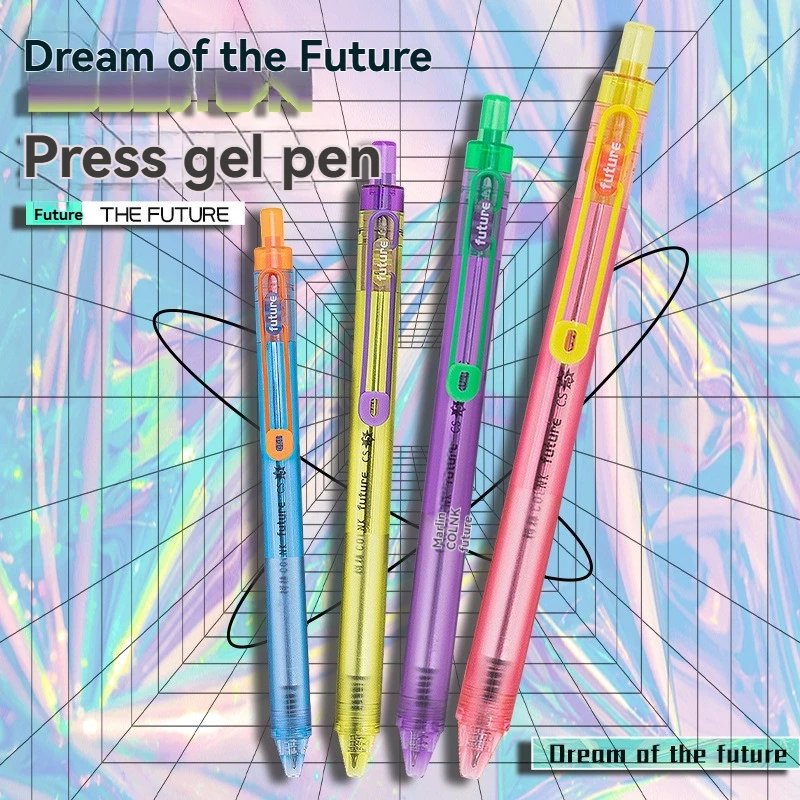 12pcs/set Gel Pen Cyberpunk Limited Press Neutral Pen Student Exam Pen Speed Dry Smooth CS Head Brushing Special 0.5mm Black
12pcs/set Gel Pen Cyberpunk Limited Press Neutral Pen Student Exam Pen Speed Dry Smooth CS Head Brushing Special 0.5mm Black