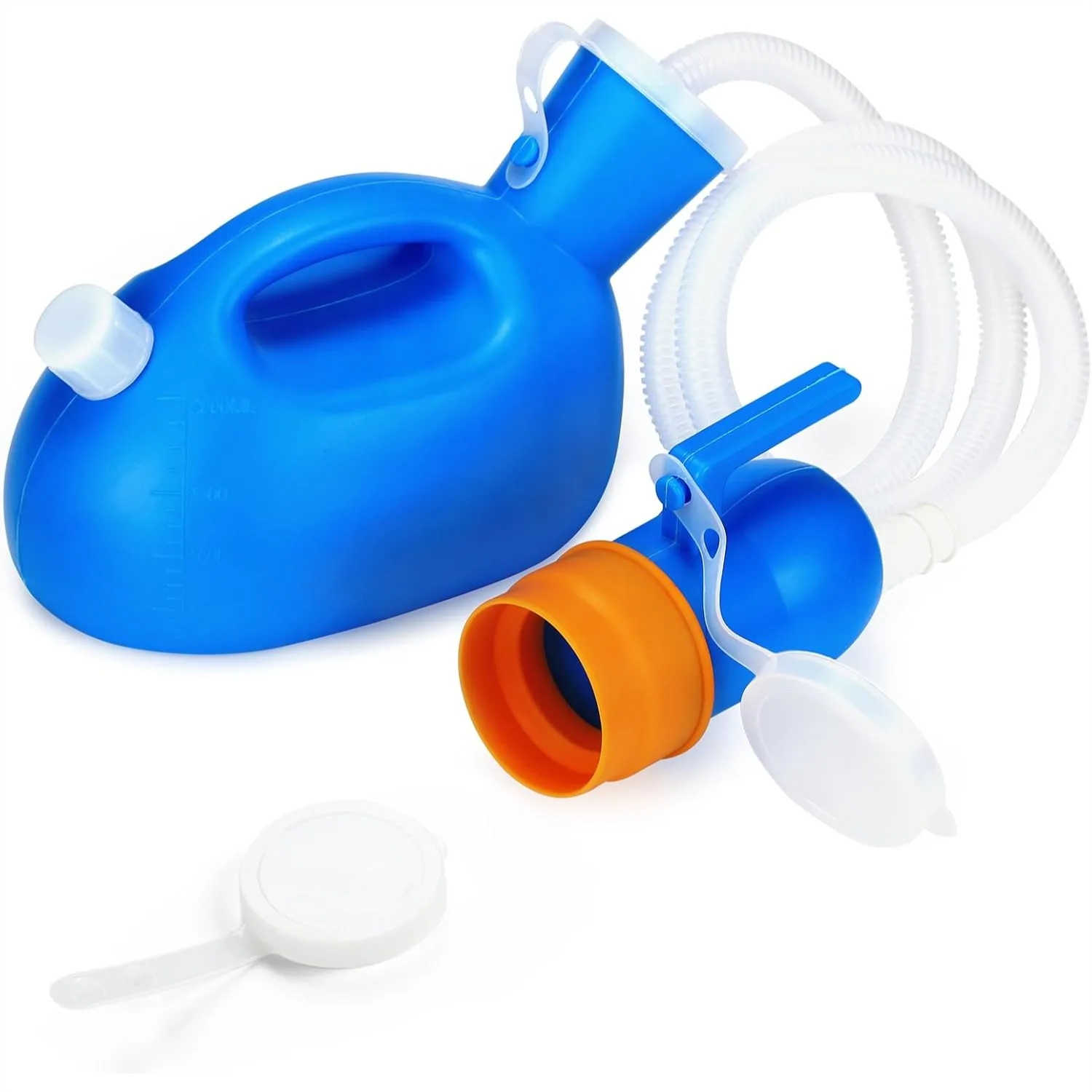 Urinals for Men Spill Proof 68oz Portable Urine Bottle with Soft Funnel and 47" Hose for Camping Car Hospital
Urinals for Men Spill Proof 68oz Portable Urine Bottle with Soft Funnel and 47" Hose for Camping Car Hospital