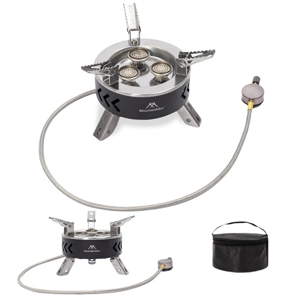 6800W Camping Gas Stove with Storage Bag Portable Outdoor Furnace Metal Foldable Picnic Stove for Outdoor Camping Tourist
6800W Camping Gas Stove with Storage Bag Portable Outdoor Furnace Metal Foldable Picnic Stove for Outdoor Camping Tourist