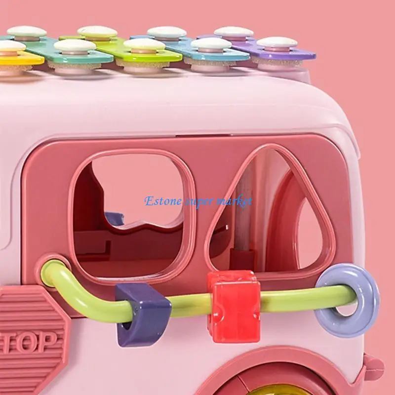 090B Push Pull School Bus Toy Knocking Piano Music Early Educational Learning
090B Push Pull School Bus Toy Knocking Piano Music Early Educational Learning